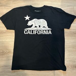California Bear Black T-Shirt